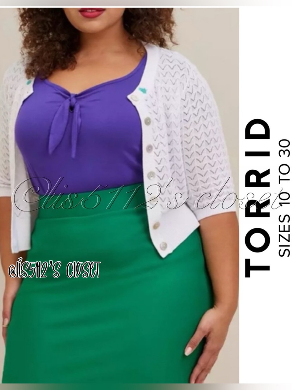 Torrid x Disney The Little Mermaid Cropped Cardigan Sweater 3X 22 24